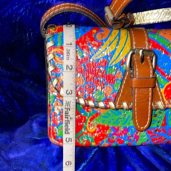 PATRICIA NASH colorful leather crossbody. EUC - Picture 17 of 17